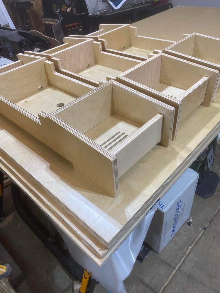 CNC Custom Barrell arcade flatpack