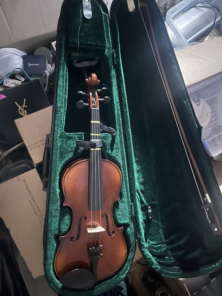4 string violin, bow and case