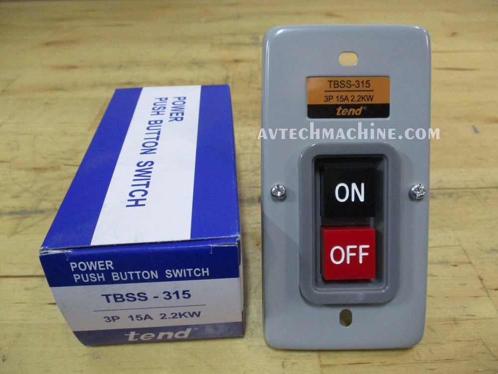 TBSS-315 Tend Push Button Switch 15A 2.2Kw
