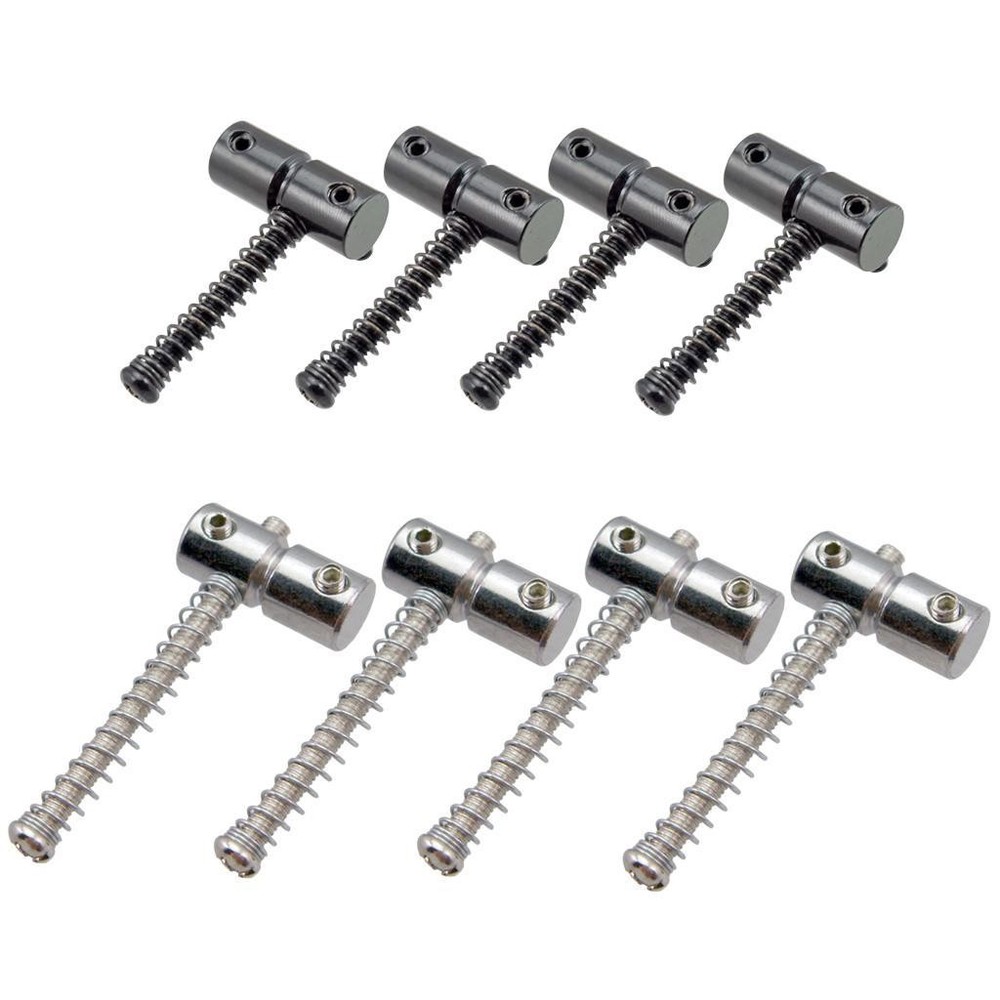 4Pcs/Set Guitar Bridge Fixing String Saddles Spring for