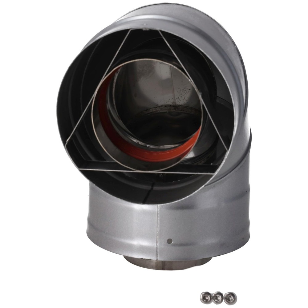 Rheem ProTech 90 Degree Elbow for venting Tankless Non-Condensing Gray