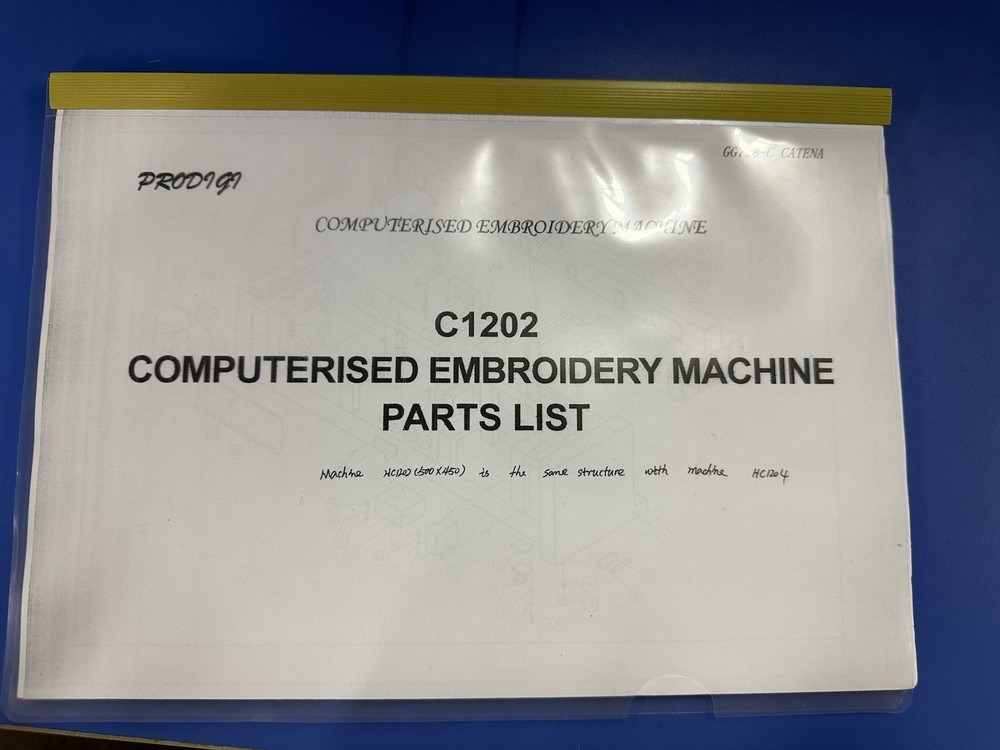Prodigi Computerized Embroidery Machine