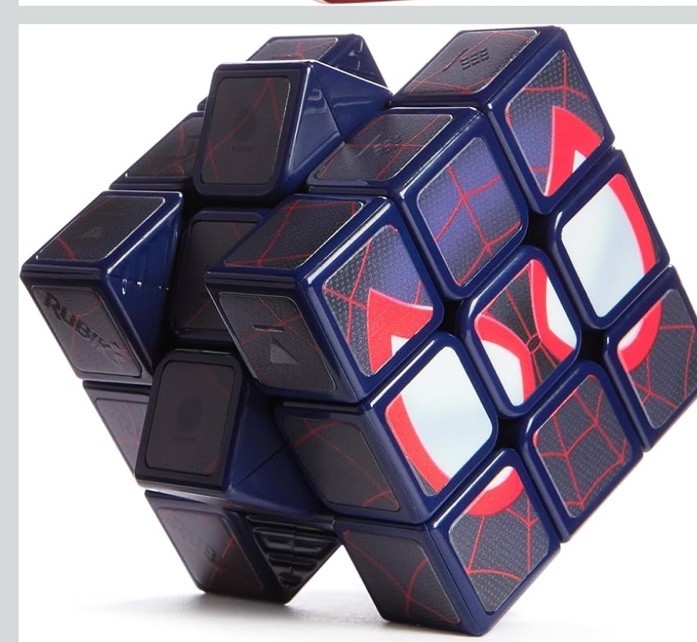Spin Master Rubik’s Cube Miles Morales Marvel Spider-Man Collectible Puzzle