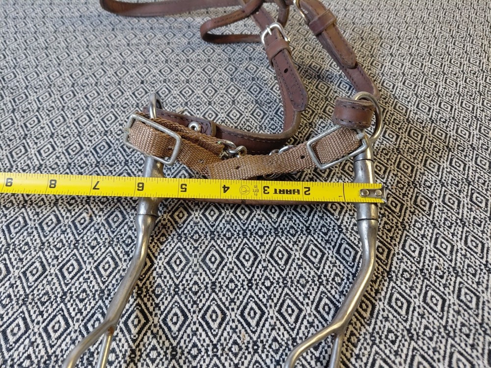 Circle Y Browband Leather Headstall With Bit