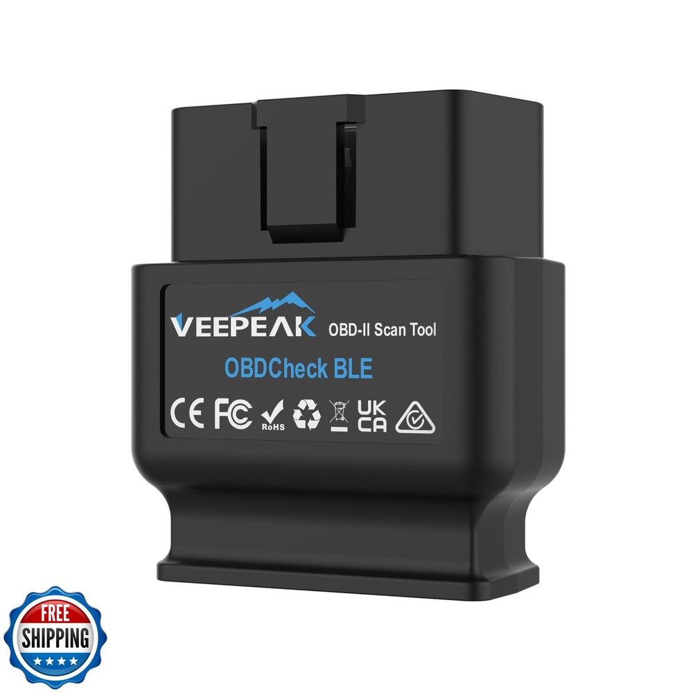 Veepeak OBDCheck BLE Bluetooth OBD II Scanner for iOS and Android
