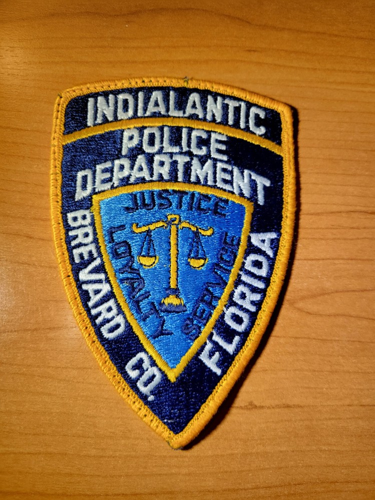 Brevard County FL Indialantic Police Dept Shoulder Patch