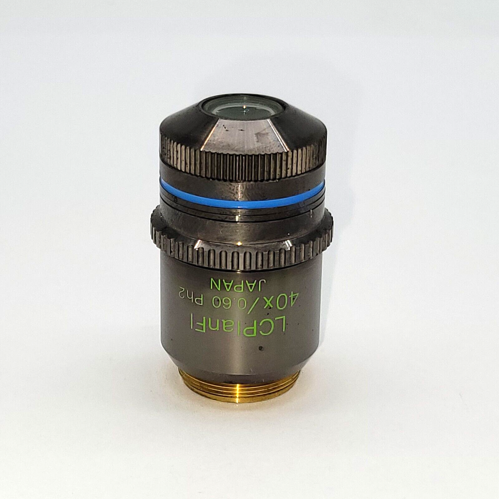 Olympus Microscope Objective LCPlanFl 40x Ph2 Phase Contrast