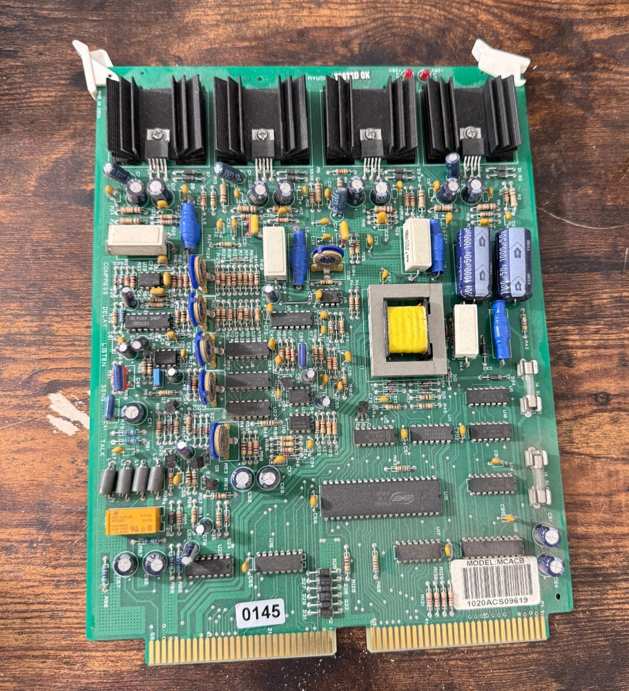 Bogen Multicom 2000 Intercom Analog Card Module Board MCACB #0145