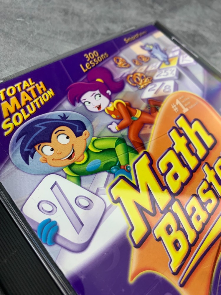 Math Blaster: Total Math Solution - 300 Lessons - Ages 8 To 9 - Smartpoints 2000