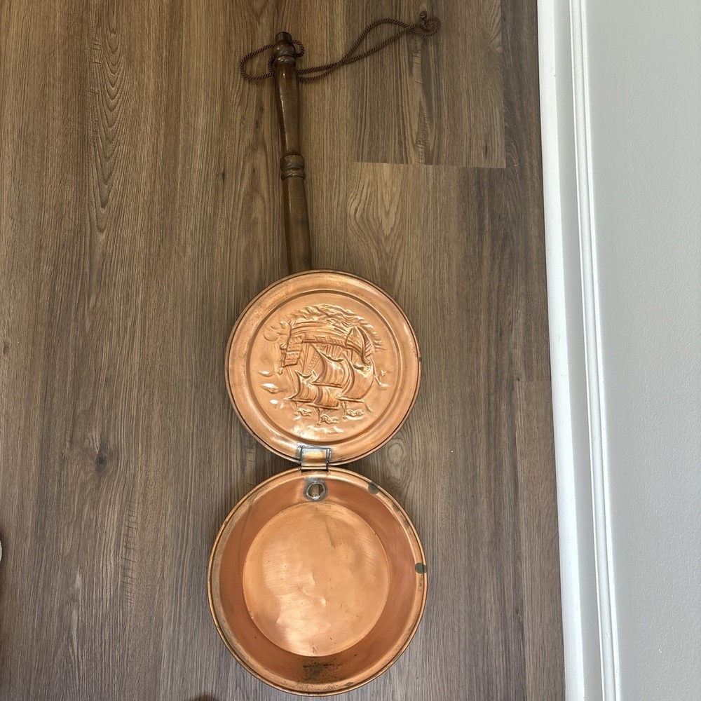 Antique Cooper Bed Warming Pan