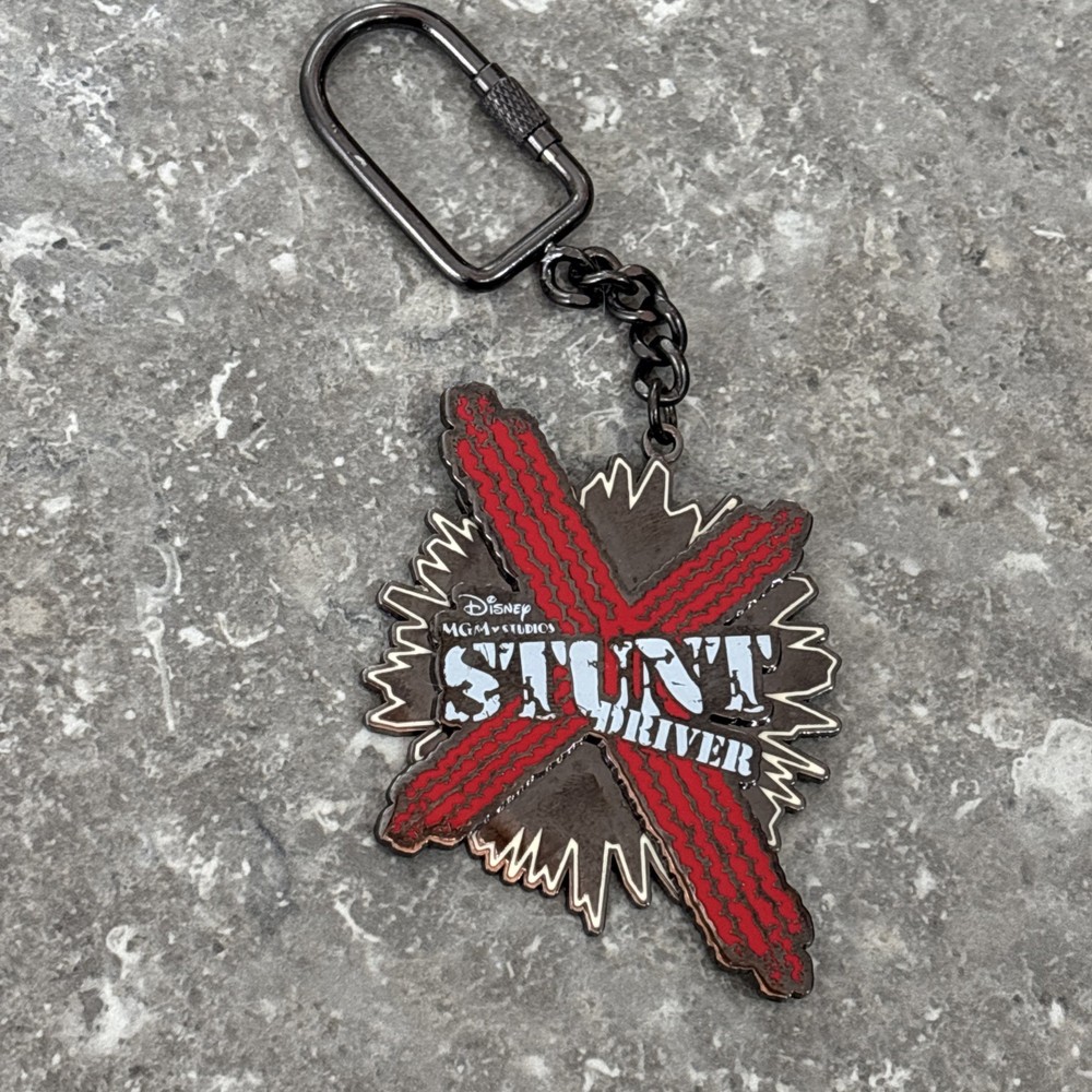 DISNEY MGM STUDIOS STUNT DRIVER OFFICIAL KEYRING KEYCHAIN