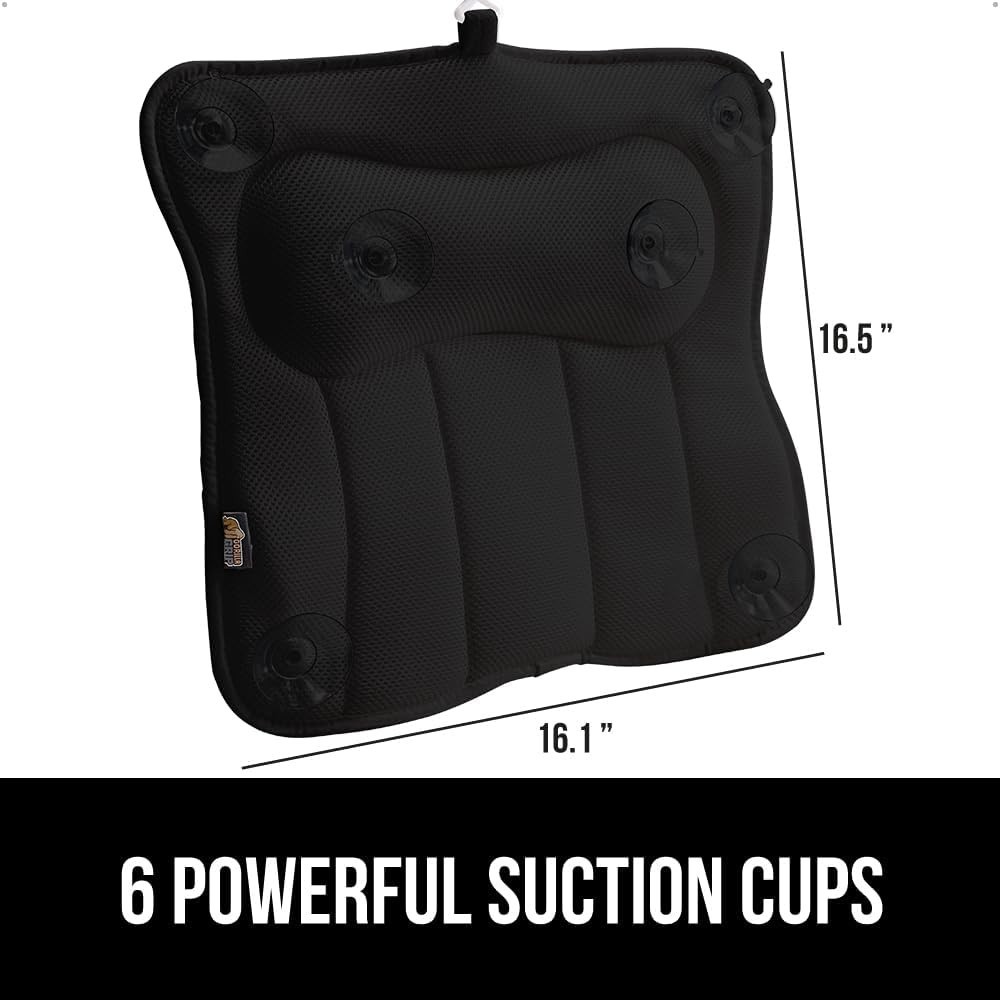 Flexible Ergonomic Bath Pillow with Oversized Headrest - Spa Experience at Home