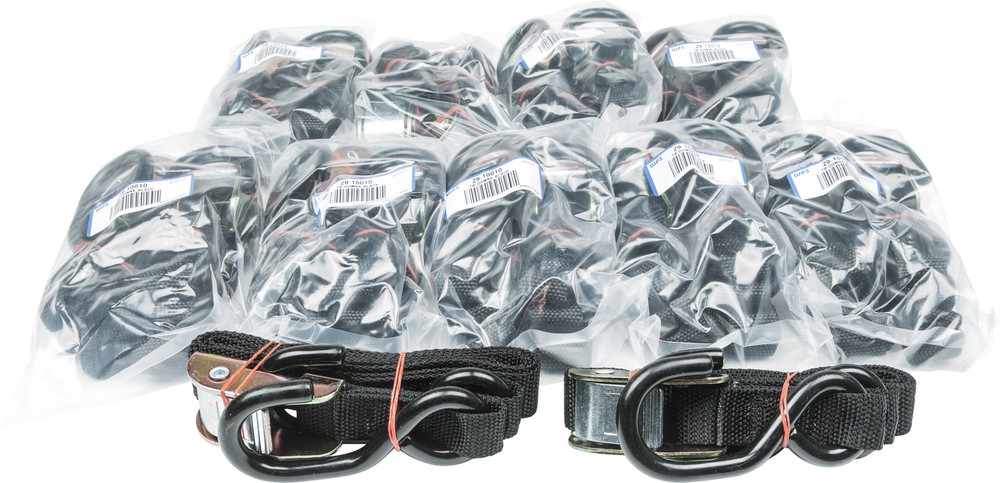 FIRE POWER 1" Tie Down Black 10/Pairs 21262BULK