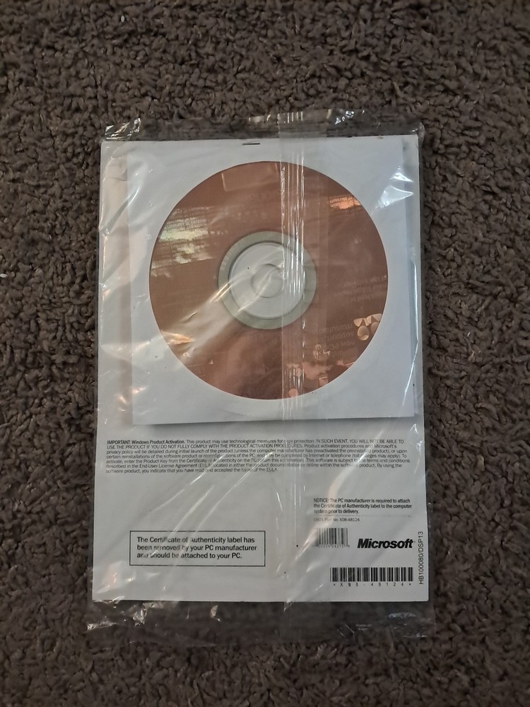 Microsoft Windows XP Professional OEM Version 2002 SP2 NEW SEALED CD System