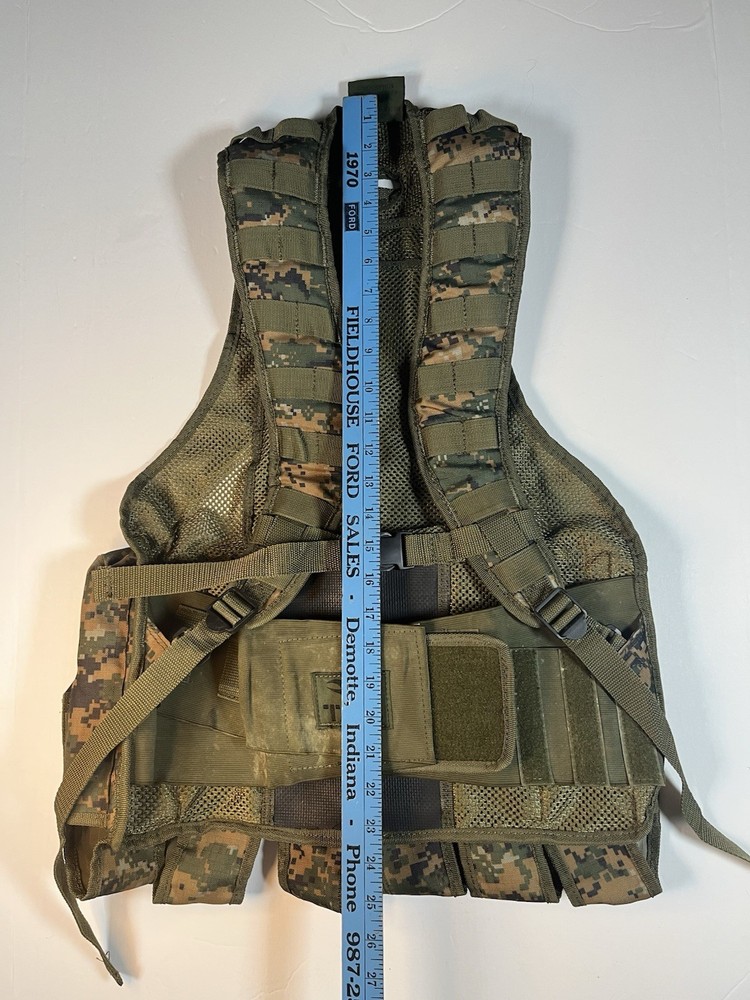Tactical Multi Function Adjustable Vest Camo Multiple Pockets Outdoorsy L/XL