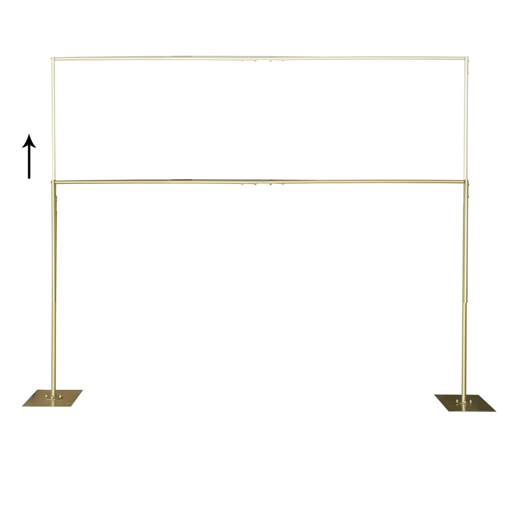 3x3m Heavy Duty Backdrop Stand Height Adjustable Pipe and Drape Backdrop Stand