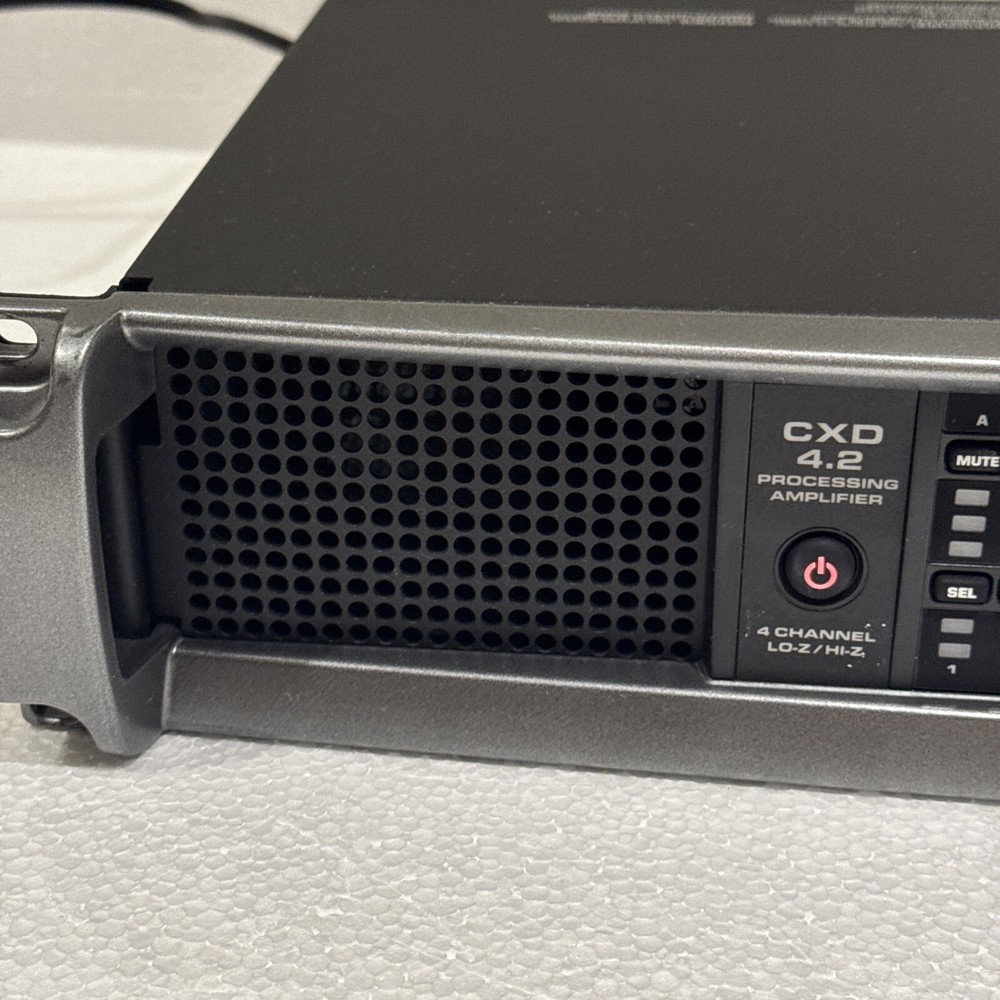 QSC CXD4.2 , 4 Channel Network Processing Amplifier