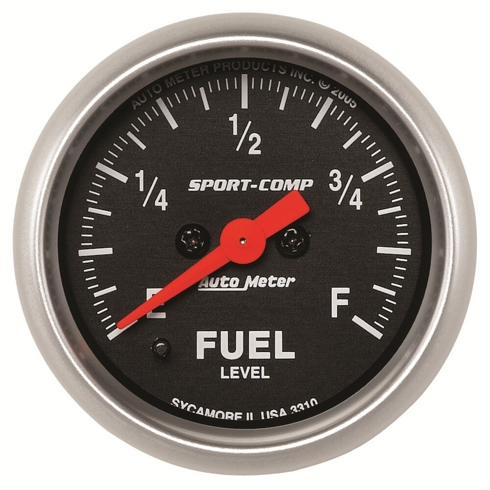 Fuel Level Gauge Auto Meter 3310