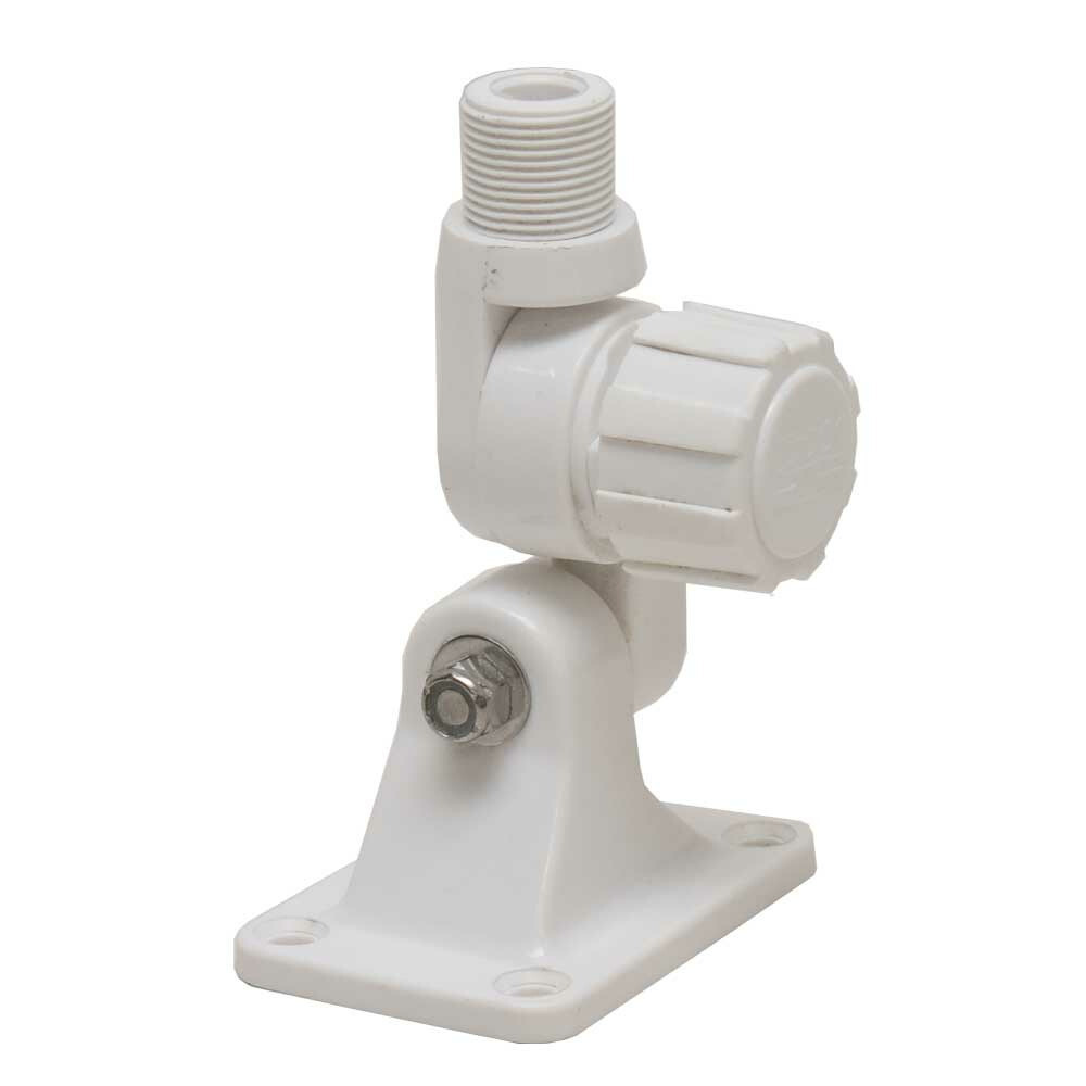 SeaDog Line Boat Antenna Mount 329100 | Glossy White Plastic