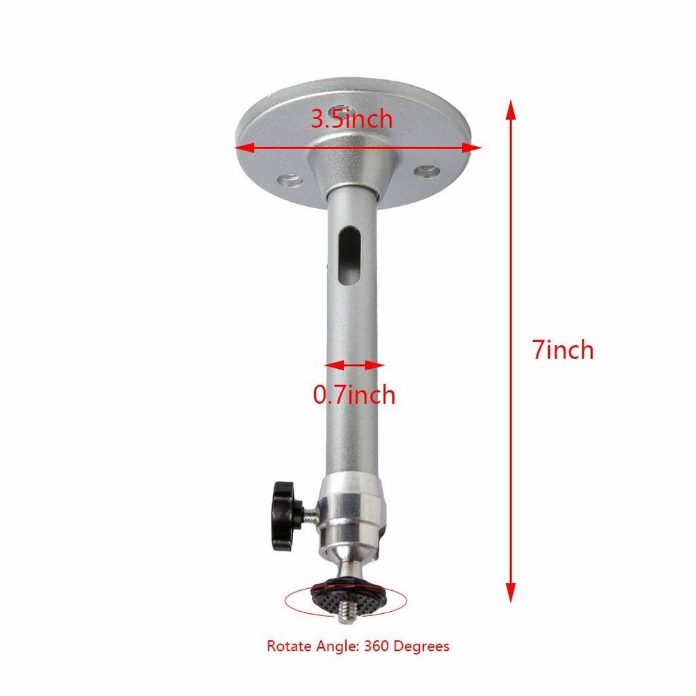 Universal 18cm 22cm LCD DLP Mini Projector Ceiling Wall Mount Bracket Aluminium