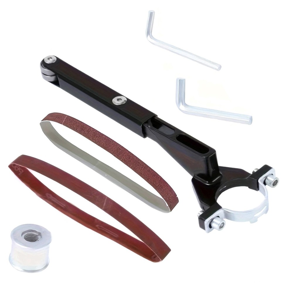 Angle Grinder to Belt Sander Mount System For Metal Wood Sanding Rust Removal