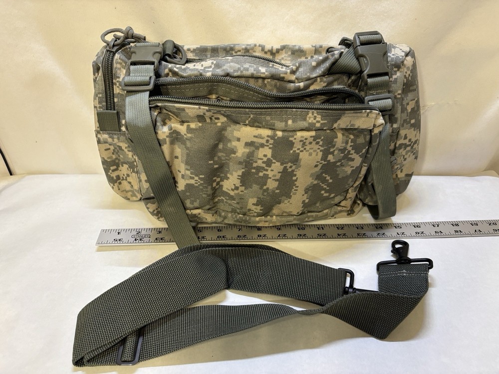 Molle II Shotgun Shell Ammo & Bugout Bag 4 Compartments w Strap & Shell Holders