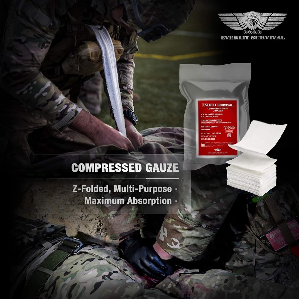 Comprehensive 75-Piece Emergency Trauma Kit - Military Grade First Aid Solution