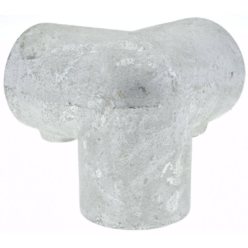 PRO-SAFE Galvanized Pipe Rail Fitting: 90° Side Outlet Elbow for 1-1/2" Pipe