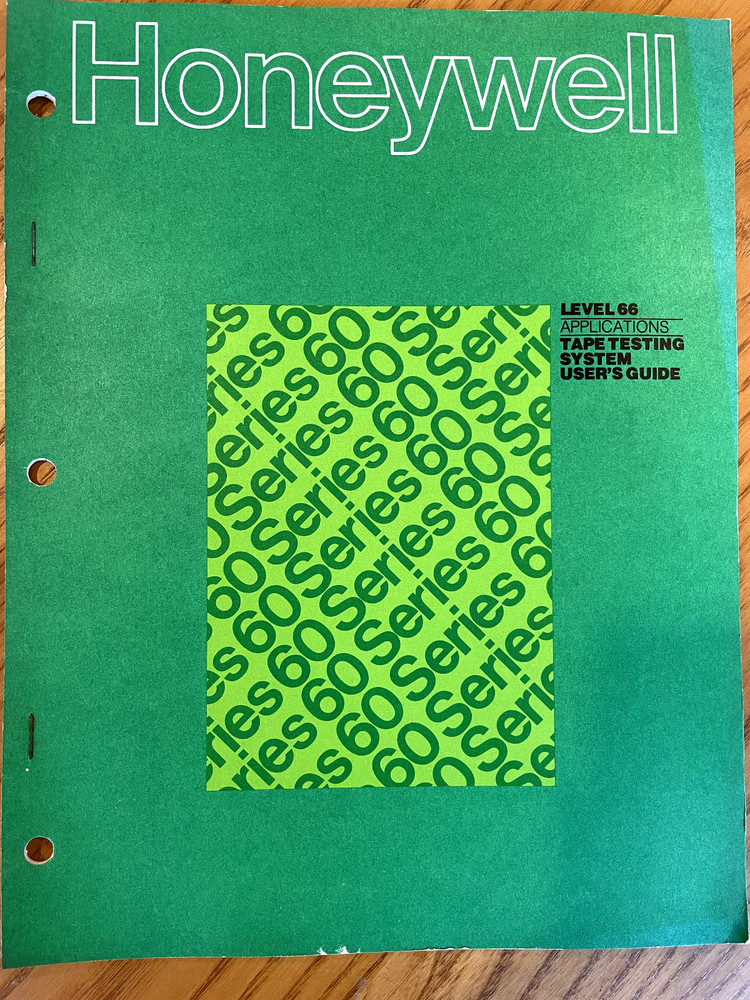 Honeywell Information Systems manuals (set of 6)