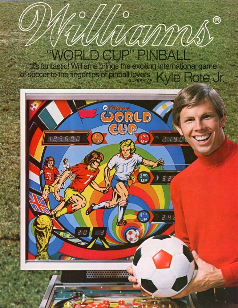 1978 Williams World Cup Pinball Machine Super Kit