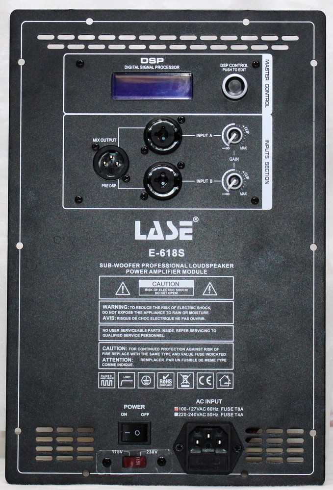 Replacement Amplifier Module for JBL EON-618S Sub-Woofer Powered Speaker