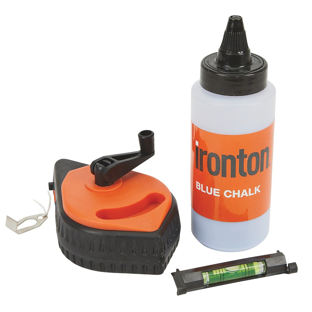 Ironton ABS Blue Chalk Line Reel Set
