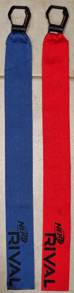 Nerf Rival Team Flags  red/blue Team, 1 Pair