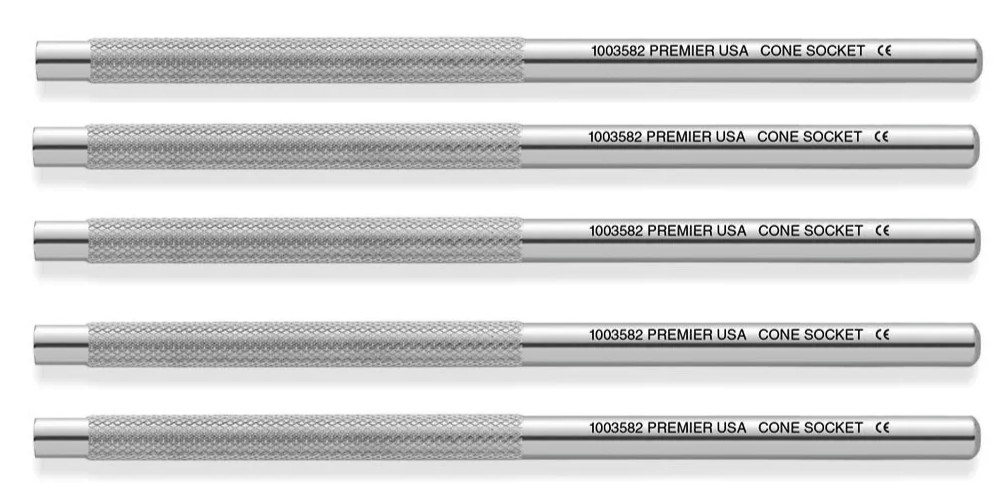 Premier Dental Cone Socket Mirror Handle, 5/Pack