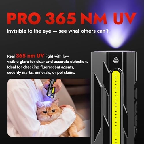 1500 Lumen Rechargeable LED Flashlight - Compact Pocket Light with Magnetic Base