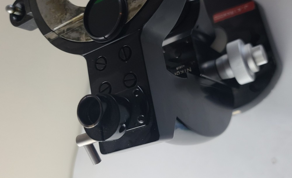 Vintage Black Nikon Microscope Frame ~ Parts