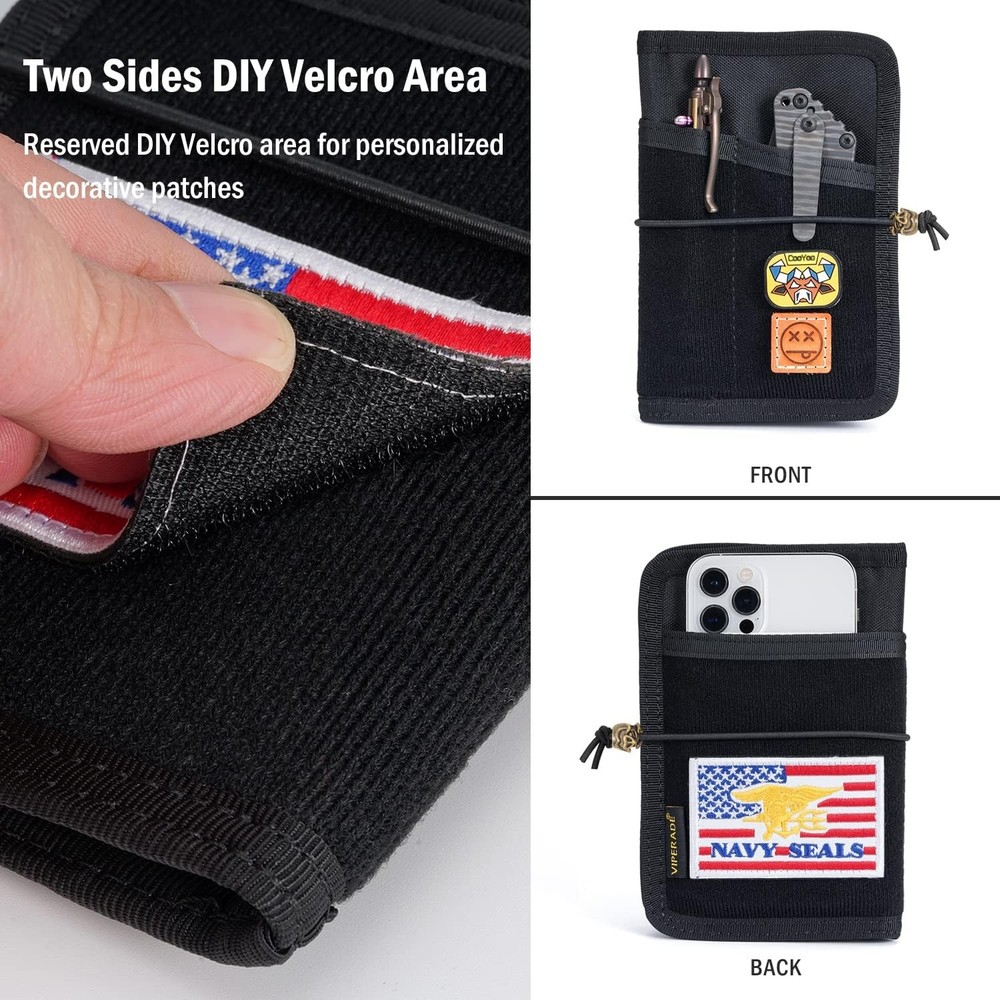 VIPERADE VE11 Nylon Multitool Organizer Storage Pouch with 9 Pockets, Utility...