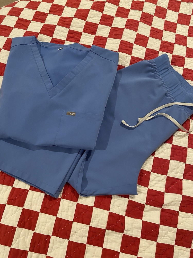 Code Nxt Ceil Blue Scrub Set XL