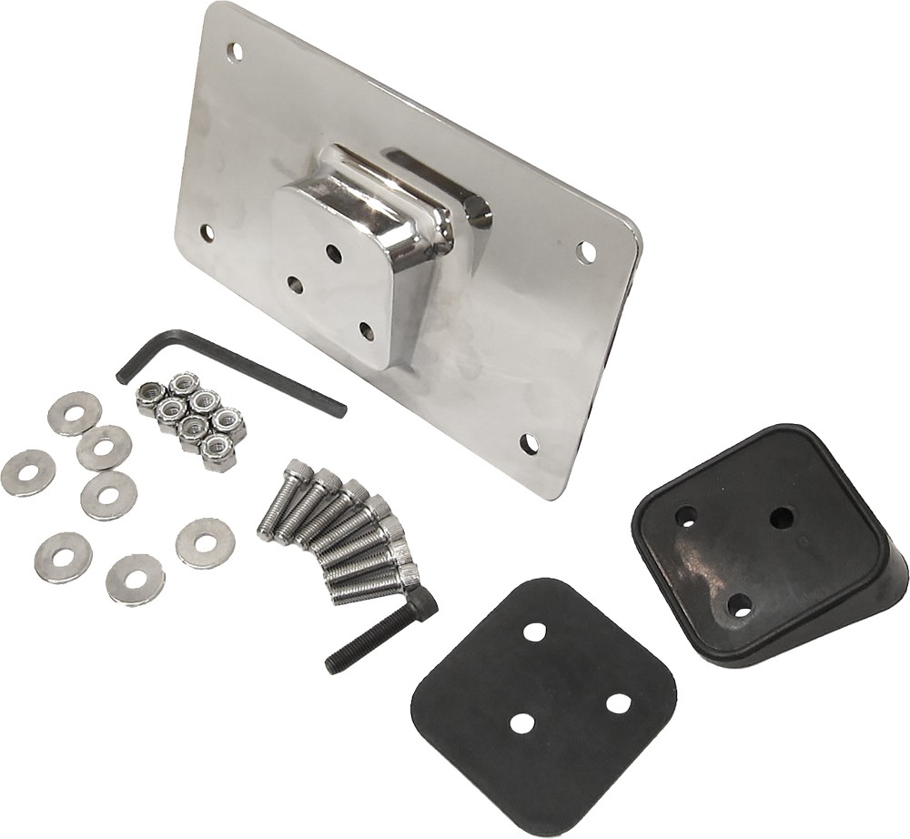 License Plate Bracket Kit - Color: Black