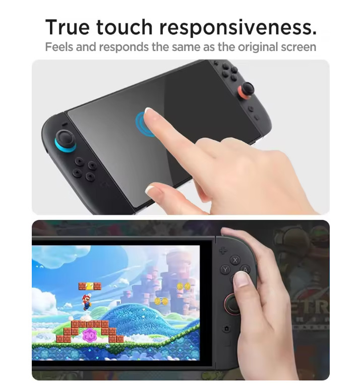 For Nintendo Switch2 Tempered Glass Screen Protector With Alignment Kit,9H Hardn