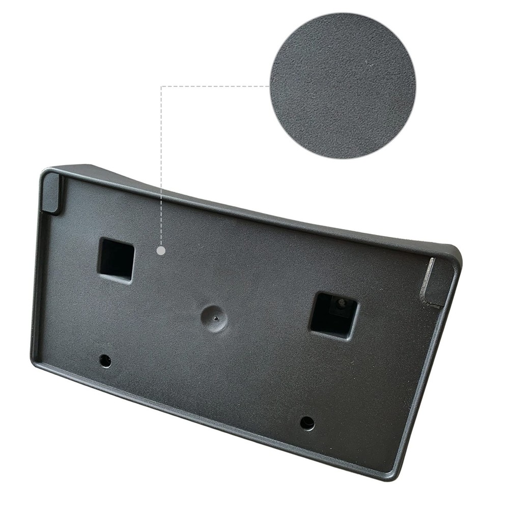 License Plate Bracket - Front Bumper Mounting black