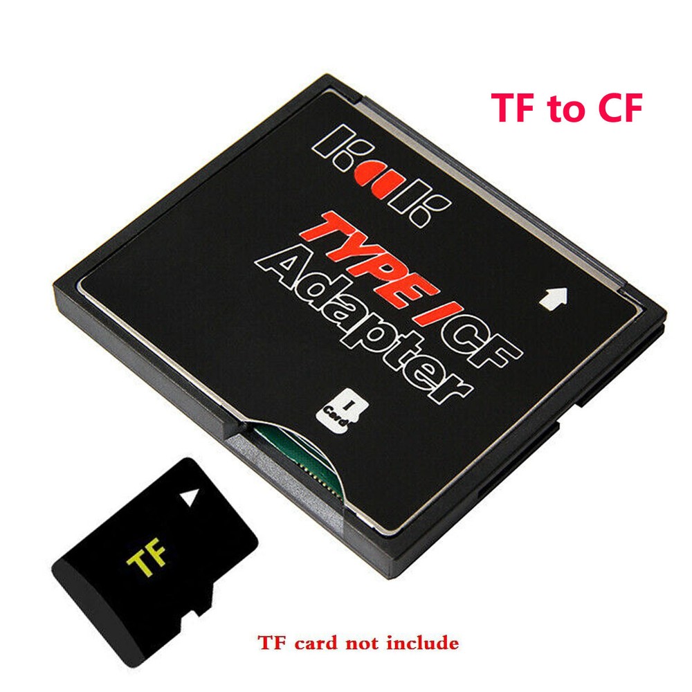 Memory Card Reader Adapter Micro SD TF CF Micro SDHC to Compact Flash Type