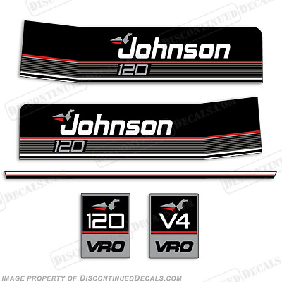 Fits Johnson 1990 120hp VRO Decals