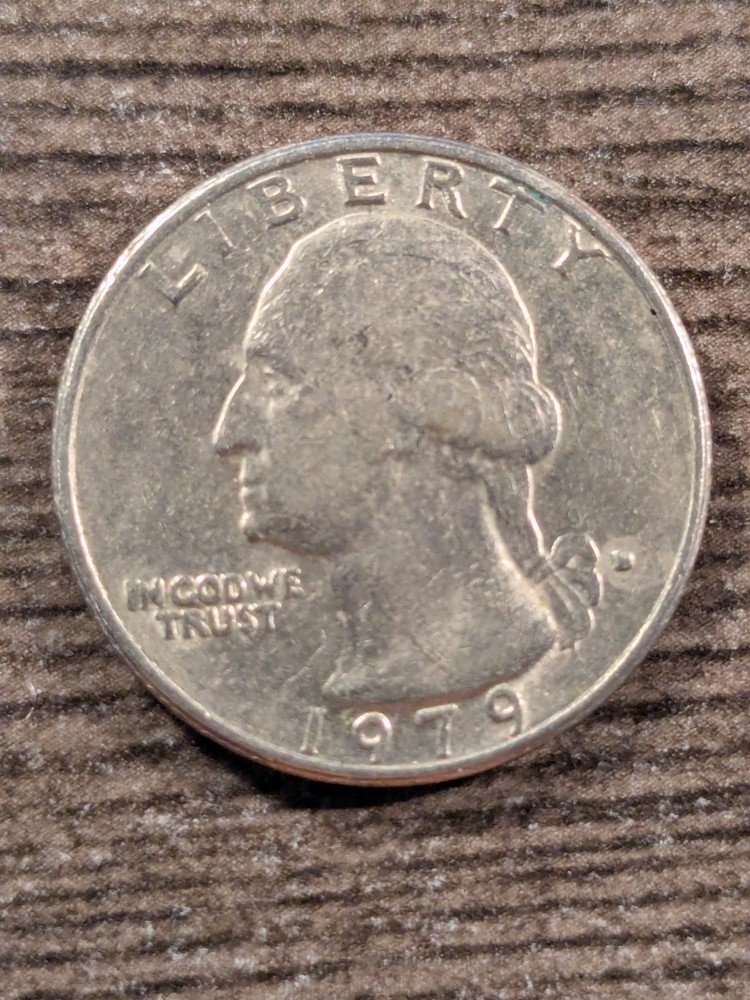1979-D Washington Quarter with Multiple Errors