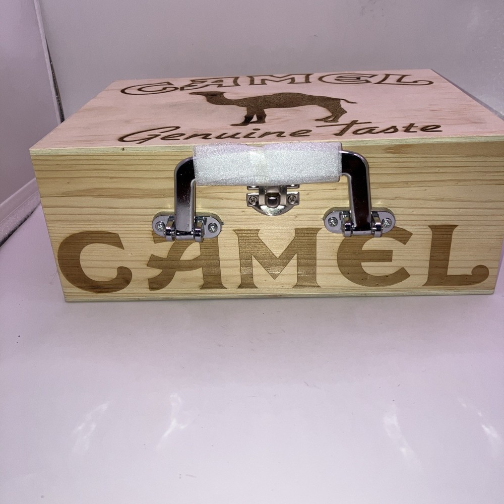 Custom Camel Wood Box
