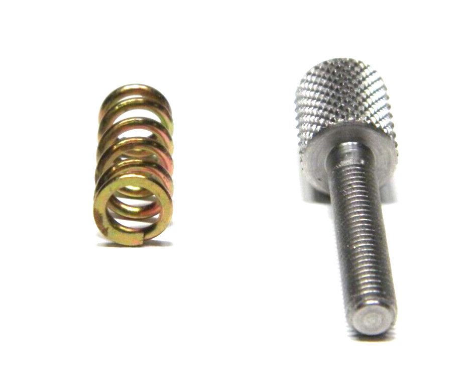 Holley QFT AED CCS Large Head Stainless Thumb Idle Screw & Spring