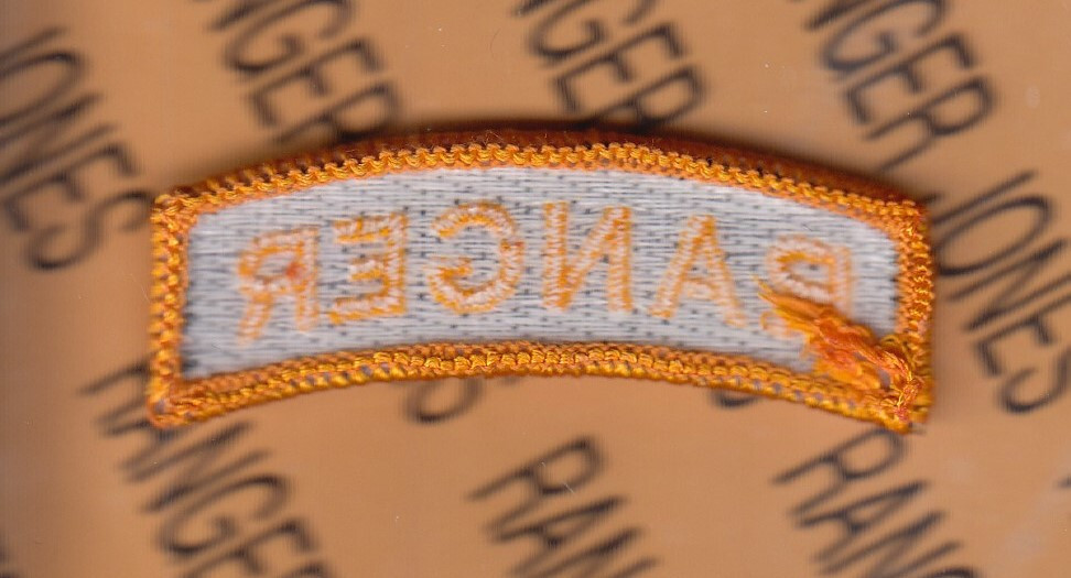 US Army RANGER school qualification ~2.25" tab patch m/e