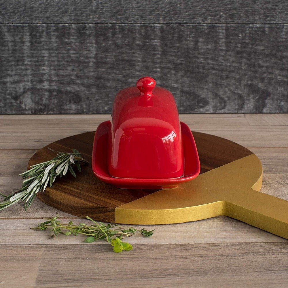 Now Designs Butter Dish, Red (5037003)