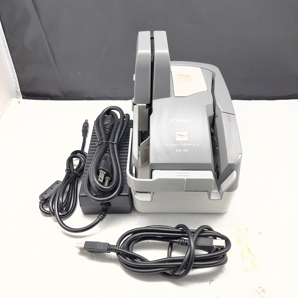 Canon ImageFormula CR-80 Check Document Scanner USB B10