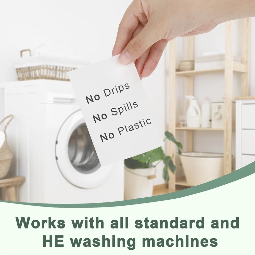 Laundry Detergent Sheets 260 Loads, Fresh Scent, Eco-Friendly Liquidless Soap...